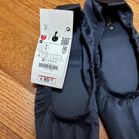 Women’s Zara ballerina shoes, size 6 - Picture 4 of 5